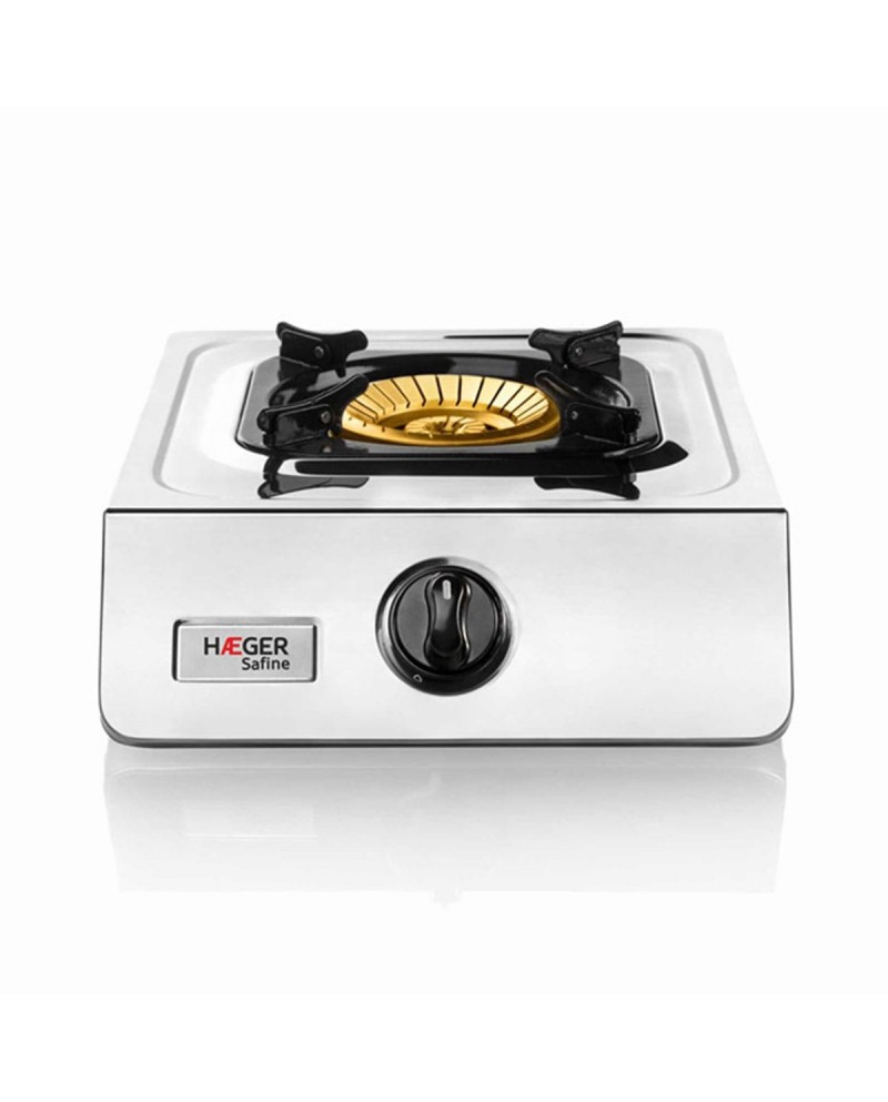 HAEGER FOGAREIRO GAS 1 BOCA SAFINE 110MM INOX - 1N5H