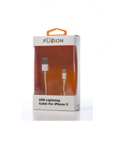 TECH FUZZION USB LIGHTNING CABLE WH IPhone 5 - ACECAB2501WH TECH FUZZION USB LIGHTNING CABLE WH IPhone 5 - ACECAB2501WH