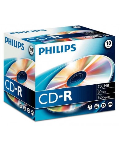 PHILIPS CD-R 80MIN 700MB 52x - CR7D5NJ10 PHILIPS CD-R 80MIN 700MB 52x - CR7D5NJ10