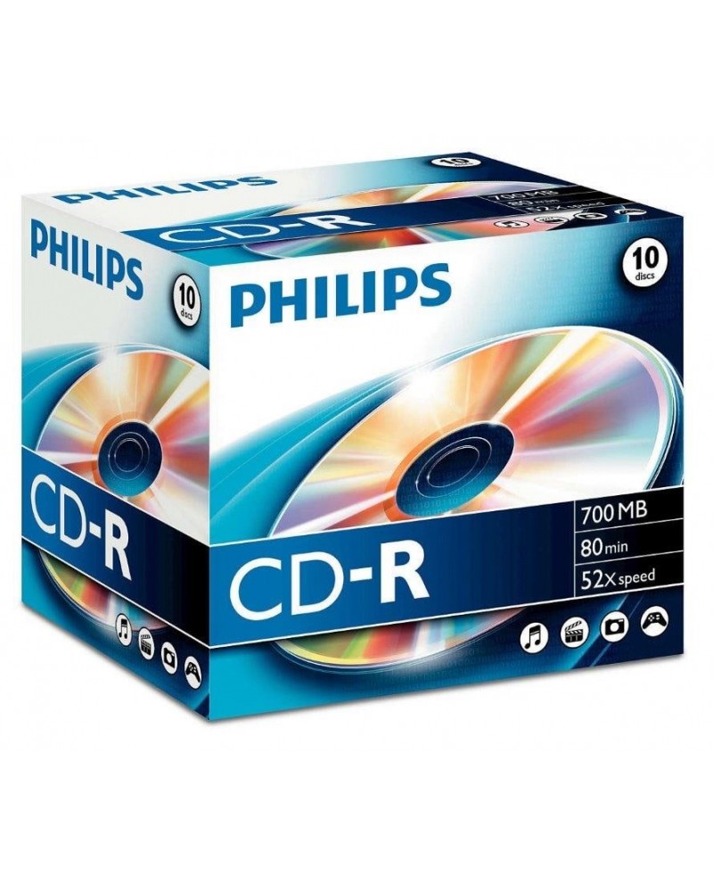 PHILIPS CD-R 80MIN 700MB 52x - CR7D5NJ10