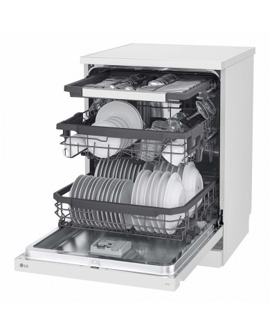 LG MAQUINA LOUÇA 9PROG 14TALHERES 3 CESTOS BRANCA C LG MAQUINA LOUÇA 9PROG 14TALHERES 3 CESTOS BRANCA C