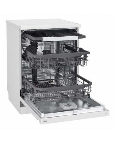 LG MAQUINA LOUÇA 9PROG 14TALHERES 3 CESTOS BRANCA C LG MAQUINA LOUÇA 9PROG 14TALHERES 3 CESTOS BRANCA C