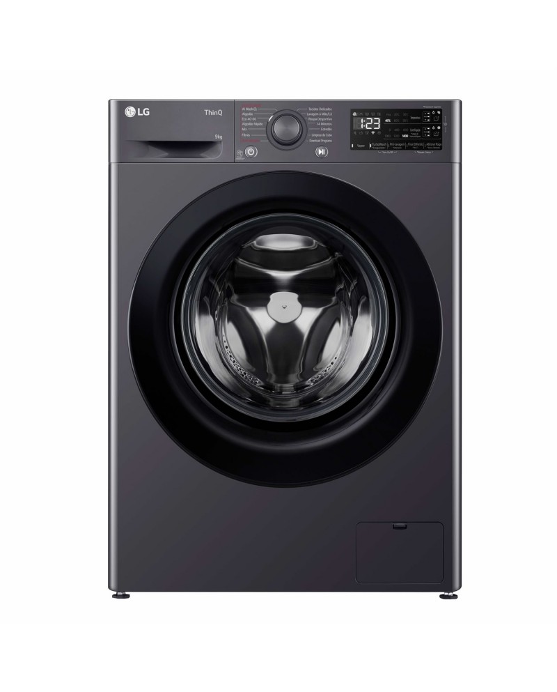 LG MAQUINA ROUPA 9KG 1400RT AI DD STEAM WIFI PRETAA #2 - F4WR359S6M LG MAQUINA ROUPA 9KG 1400RT AI DD STEAM WIFI PRETAA #2 - F4WR359S6M