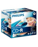 PHILIPS CD-R 80MIN 700MB 52x INKJET PRINTABLE - CR7D5JJ10