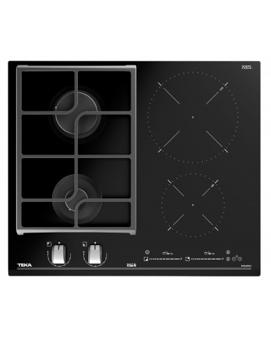 TEKA PLACA INDUÇAO 4 ZONAS + 2 GAS - JZC64322ABNBK TEKA PLACA INDUÇAO 4 ZONAS + 2 GAS - JZC64322ABNBK