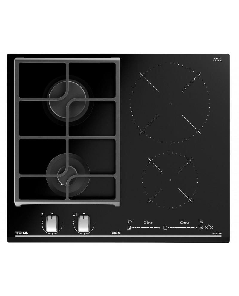 TEKA PLACA INDUÇAO 4 ZONAS + 2 GAS - JZC64322ABNBK TEKA PLACA INDUÇAO 4 ZONAS + 2 GAS - JZC64322ABNBK