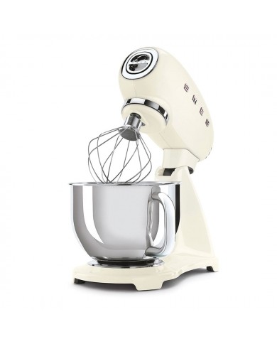SMEG ROBOT COZINHA TAÇA 4,8LT 800W SERIE ANNI 50 CREME - SMF03CREU