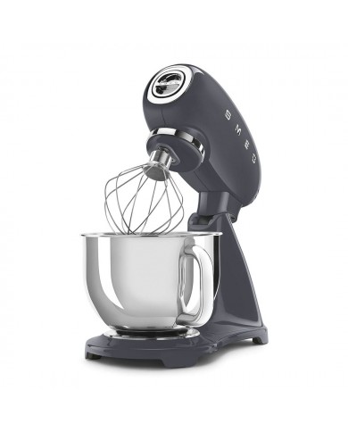 SMEG ROBOT COZINHA TAÇA 4,8LT 800W SERIE ANNI 50 CINZA - SMF03GREU