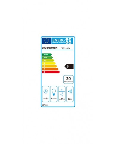 CONFORTEC EXAUSTOR 90CM 200M3H INOX B - CF53S90X CONFORTEC EXAUSTOR 90CM 200M3H INOX B - CF53S90X