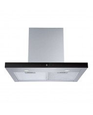 CONFORTEC CHAMINE 70CM 800M3H VIDRO PRETO INOX A - CF83T70N