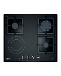 BALAY PLACA VITRO 60CM 3GAS  + 1ELETRICO BISELADO - 3ETG667HB