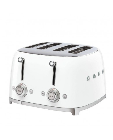 SMEG TORRADEIRA 2000W SERIE ANNI 50 QUATRO TOSTAS BRANCA - TSF03WHEU