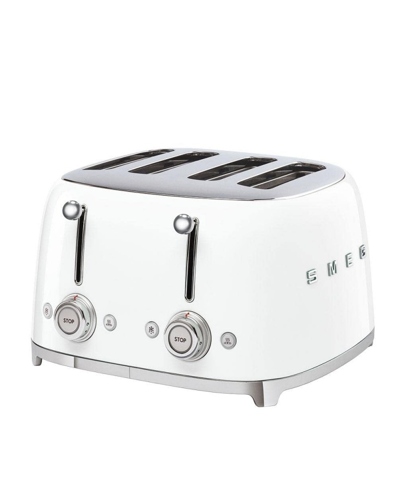 SMEG TORRADEIRA 2000W SERIE ANNI 50 QUATRO TOSTAS BRANCA - TSF03WHEU