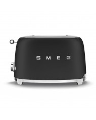 SMEG TORRADEIRA 950W SERIE ANNI 50 DUAS TOSTAS PRETA MATE - TSF01BLMEU