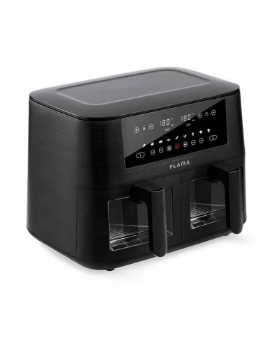 FLAMA FRITADEIRA S/OLEO 8L C/ 2CESTAS PRETO