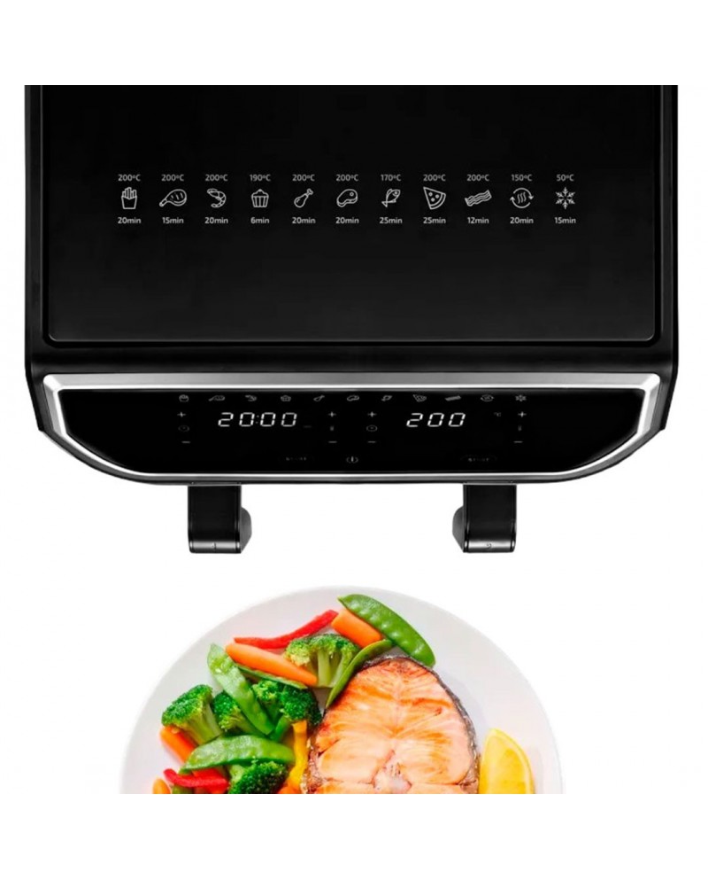 UFESA FRITADEIRA S/OLEO 9LT 1700W 11PROG C/ 2CESTAS PRETA