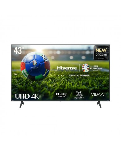 HISENSE LED 43" UHD 4K SMARTTV 3HDMI 2USB F - 43A6N HISENSE LED 43" UHD 4K SMARTTV 3HDMI 2USB F - 43A6N