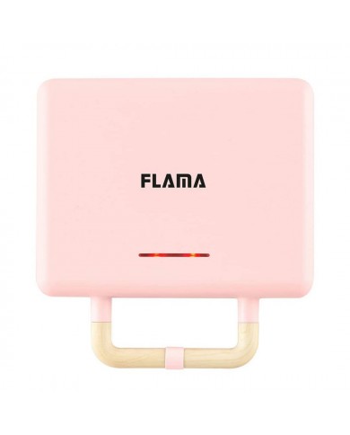 FLAMA SANDWICHEIRA PLACAS GRILL 800W ROSA