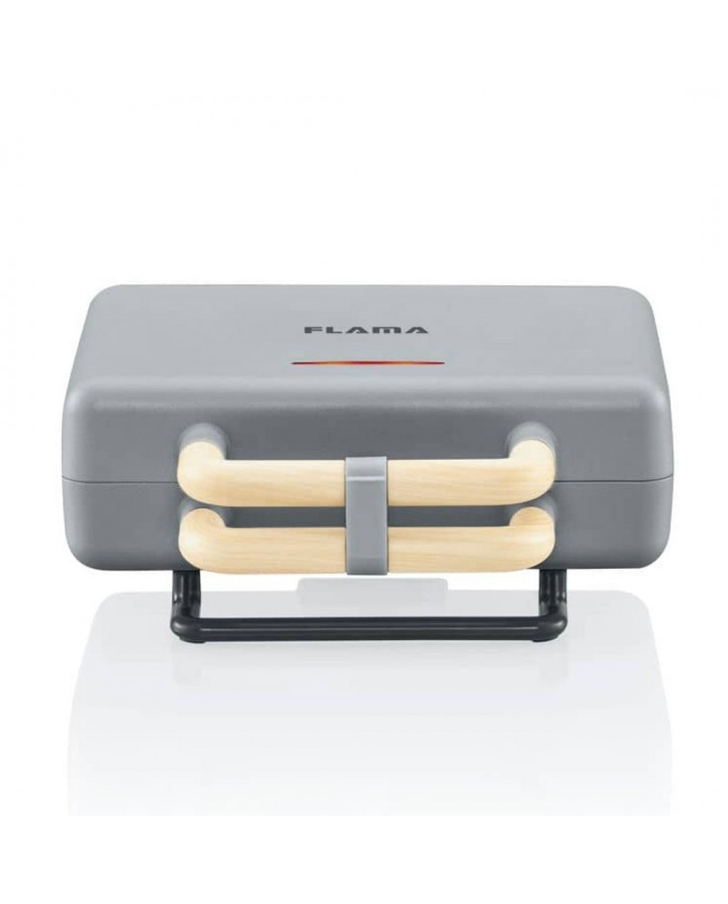 FLAMA SANDWICHEIRA PLACAS GRILL 800W CINZA