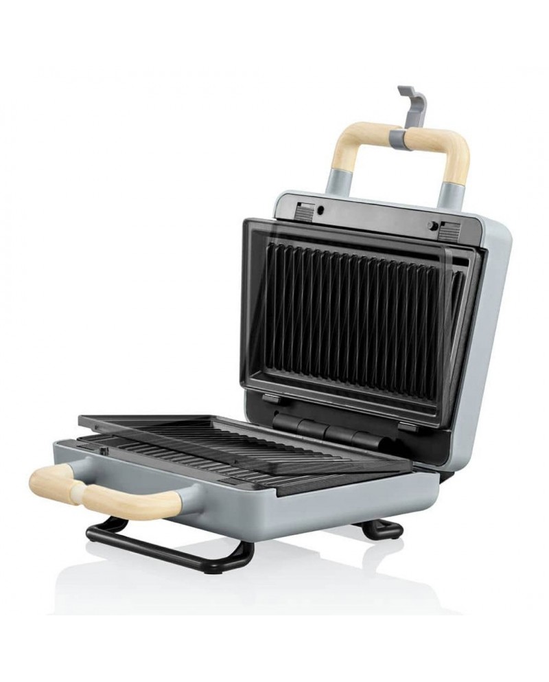 FLAMA SANDWICHEIRA PLACAS GRILL 800W CINZA