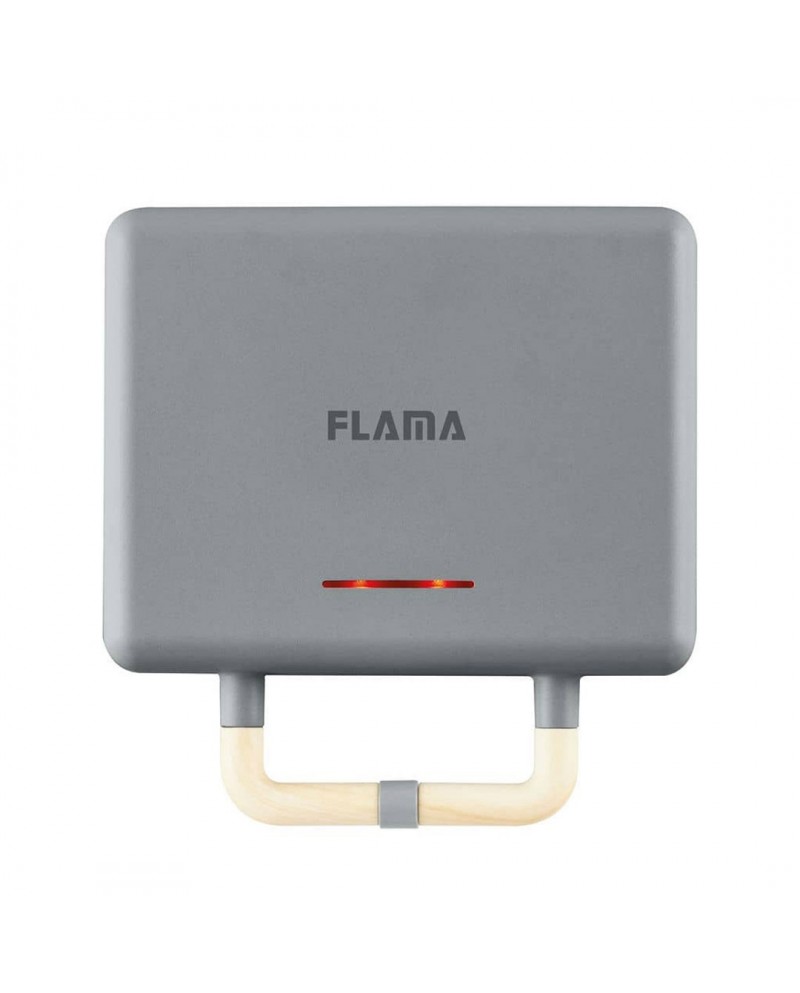 FLAMA SANDWICHEIRA PLACAS GRILL 800W CINZA