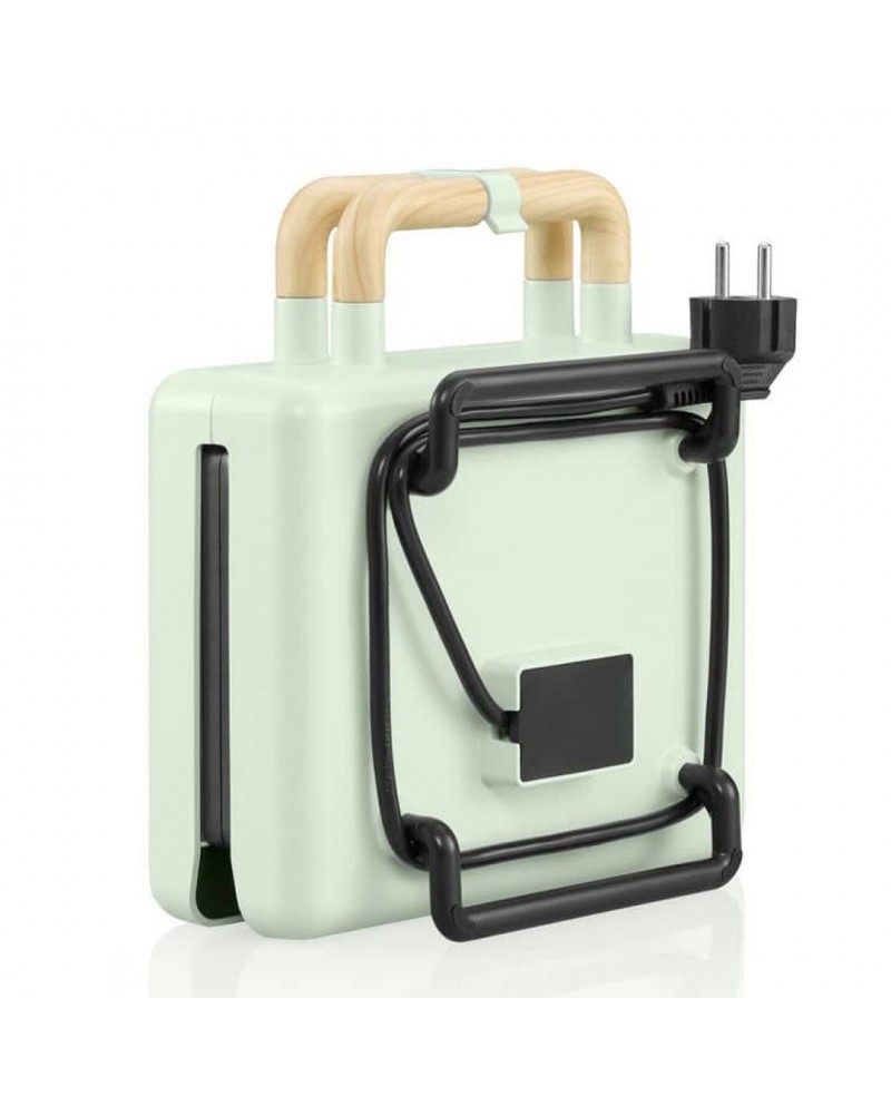 FLAMA SANDWICHEIRA PLACAS GRILL 800W VERDE