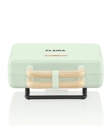 FLAMA SANDWICHEIRA PLACAS GRILL 800W VERDE
