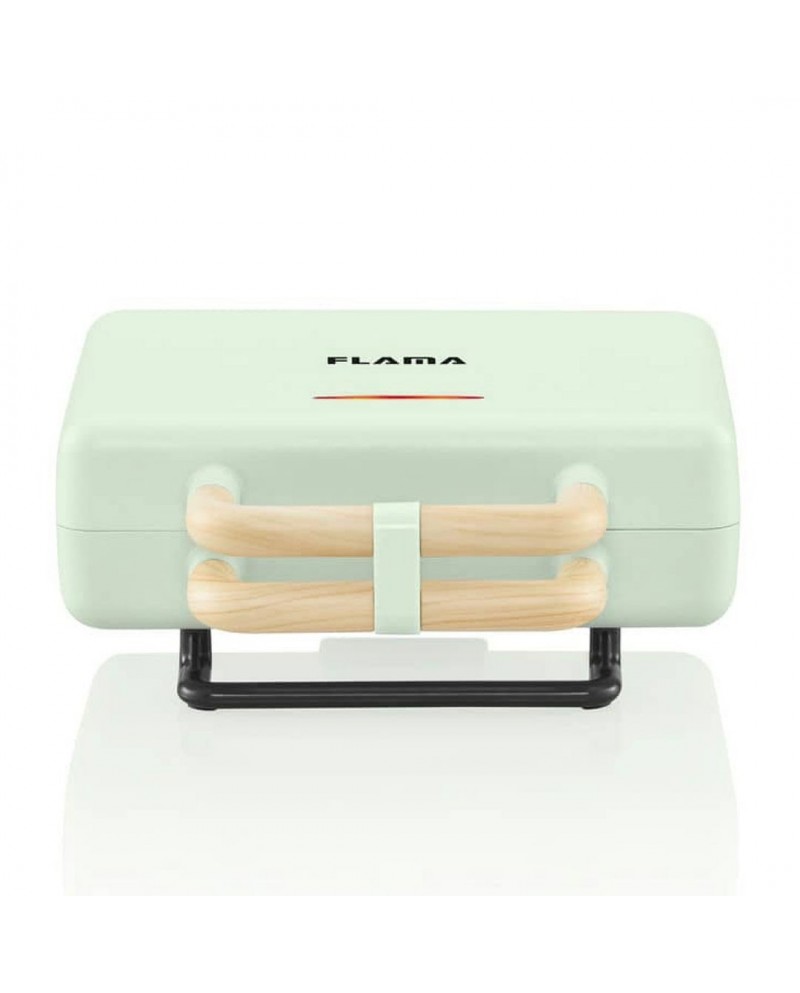 FLAMA SANDWICHEIRA PLACAS GRILL 800W VERDE