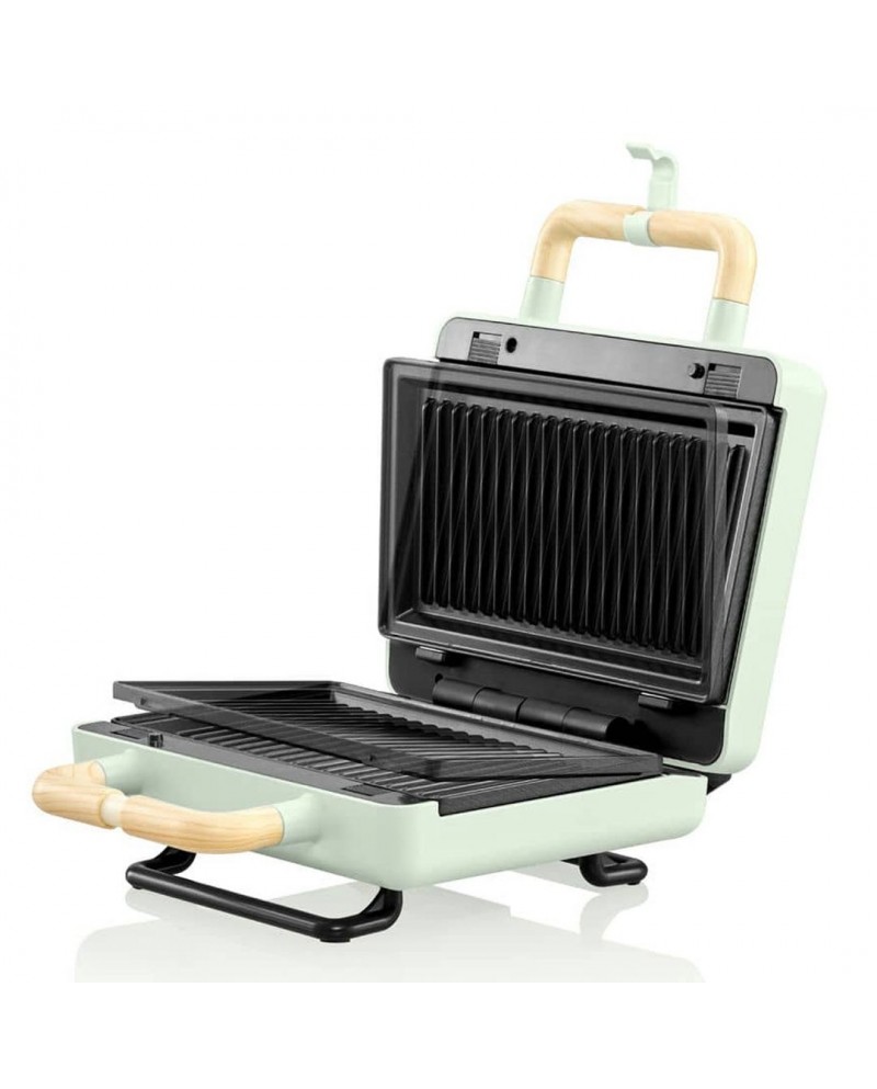 FLAMA SANDWICHEIRA PLACAS GRILL 800W VERDE