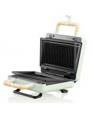 FLAMA SANDWICHEIRA PLACAS GRILL 800W VERDE FLAMA SANDWICHEIRA PLACAS GRILL 800W VERDE