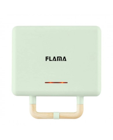 FLAMA SANDWICHEIRA PLACAS GRILL 800W VERDE
