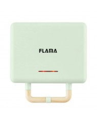 FLAMA SANDWICHEIRA PLACAS GRILL 800W VERDE FLAMA SANDWICHEIRA PLACAS GRILL 800W VERDE