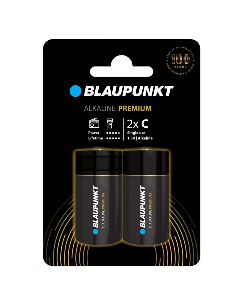 BLAUPUNKT PILHAS ALKALINE PREMIUM 2XC - LR14BPR2CP BLAUPUNKT PILHAS ALKALINE PREMIUM 2XC - LR14BPR2CP
