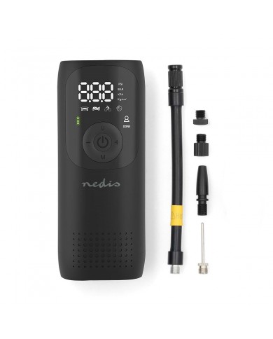 NEDIS COMPRESSOR DE AR RECARREGAVEL - PAAC10BK