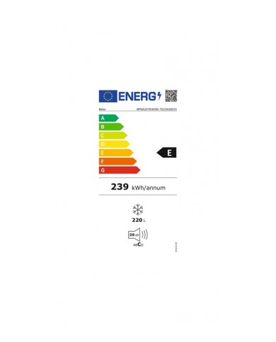 BEKO ARCA VERTICAL INTEG 1,775X0,54X0,545MT NF 220LT E #1 - BFNA247E40SN BEKO ARCA VERTICAL INTEG 1,775X0,54X0,545MT NF 220LT E #1 - BFNA247E40SN
