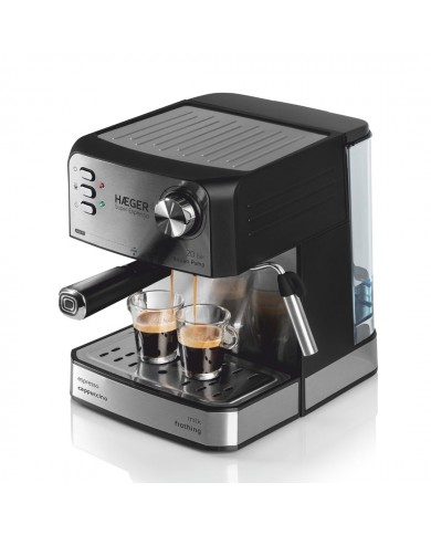 HAEGER MAQUINA CAFE EXPRESSO 20BAR CAFE MOIDO/PASTILHA - CM85B011A