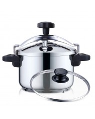 HAEGER PANELA PRESSAO COOKER PLUS 8LTS INOX TAMPA VIDRO - PC8SS020A HAEGER PANELA PRESSAO COOKER PLUS 8LTS INOX TAMPA VIDRO - PC8SS020A