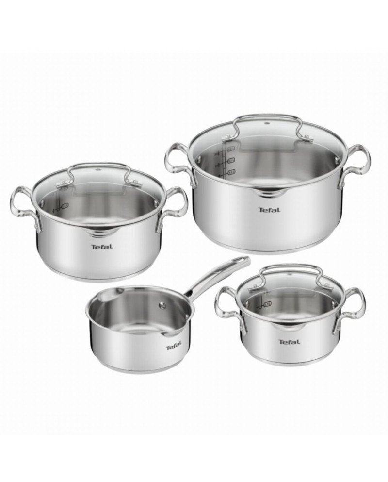 TEFAL TREM COZINHA 4PEÇAS AÇO INOX - G719S735