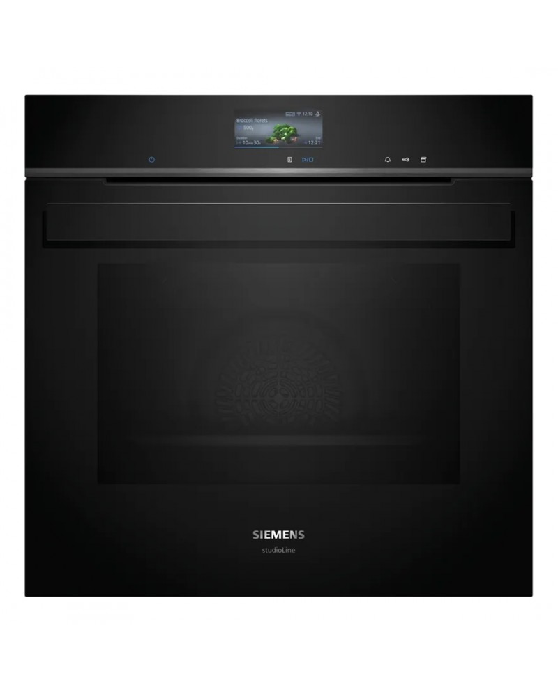 SIEMENS FORNO MULTIFUNÇOES FULLSTEAM 71LT VIDRO PRETO A+ - HS736G3B1