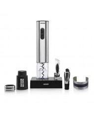 HAEGER SACA ROLHAS ELECTRICO RECARREGAVEL INOX - WOPSC003A