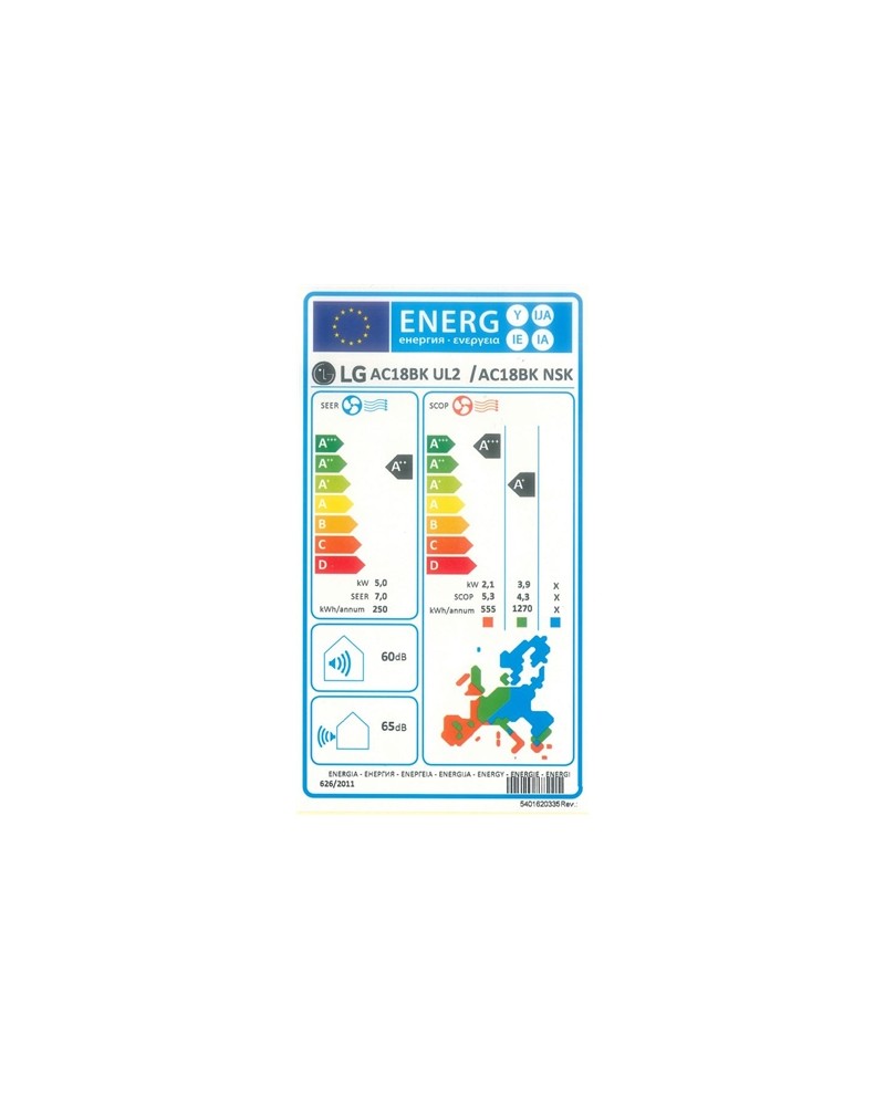 LG AR CONDICIONADO 18000BTU INT+EXT UL2 ARTCOOL A++ - AC18BK LG AR CONDICIONADO 18000BTU INT+EXT UL2 ARTCOOL A++ - AC18BK