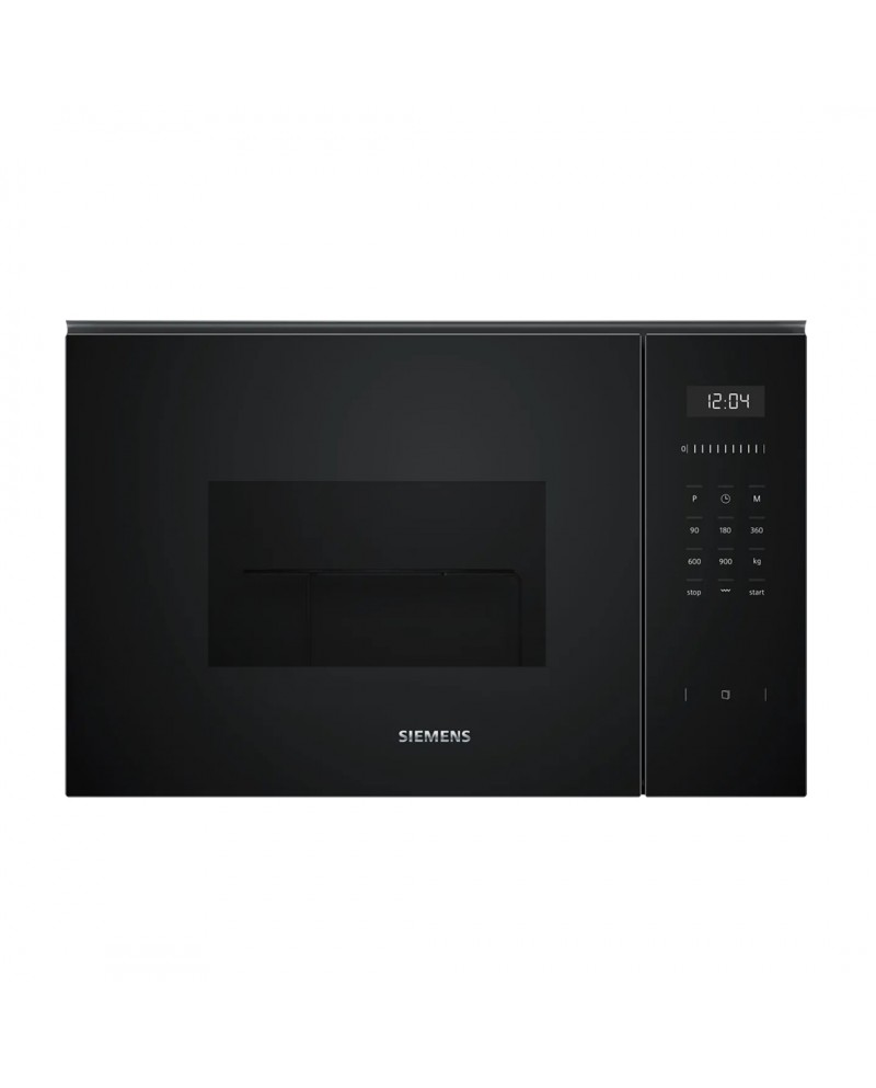 SIEMENS MICROONDAS INTEG 25LT VIDRO PRETO - BE555LMB1 SIEMENS MICROONDAS INTEG 25LT VIDRO PRETO - BE555LMB1