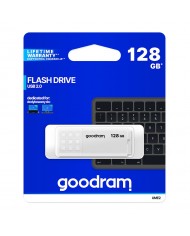 GOODRAM PEN DRIVE 128GB USB 2.0 UME2 BRANCO - UME21280W0R11
