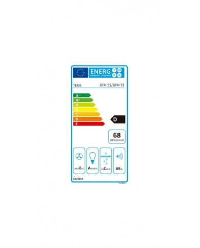 TEKA EXAUSTOR 55CM INOX D - GFH55 TEKA EXAUSTOR 55CM INOX D - GFH55