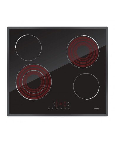 CONFORTEC PLACA VITRO 4 ZONAS 6400W - CFH6244VTC CONFORTEC PLACA VITRO 4 ZONAS 6400W - CFH6244VTC