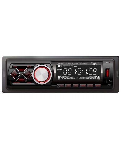 TECH FUZZION AUTO RADIO PAINEL DESTACAVEL 4x50W FM BT USB MP - DH1788D
