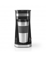NEDIS CAFETEIRA 700W 0,42LT TAÇA PORTATIL - KACM300FBK