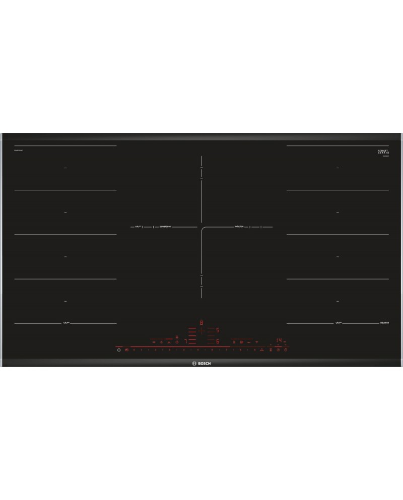 BOSCH PLACA INDUÇAO 90CM 5ZON OU 2ZON FLEX+1ZON TRIPLA - PXV975DV1E