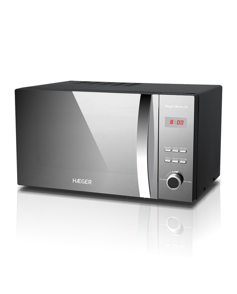 HAEGER MICROONDAS 26LT 800W DIGITAL SILVER - MW80B008A HAEGER MICROONDAS 26LT 800W DIGITAL SILVER - MW80B008A