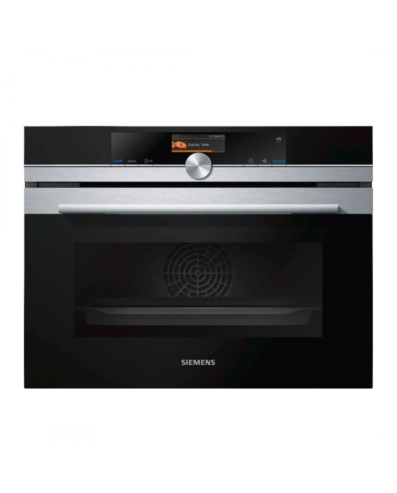 SIEMENS FORNO COMPACTO COM VAPOR INOX A+ - CS636GBS2 SIEMENS FORNO COMPACTO COM VAPOR INOX A+ - CS636GBS2